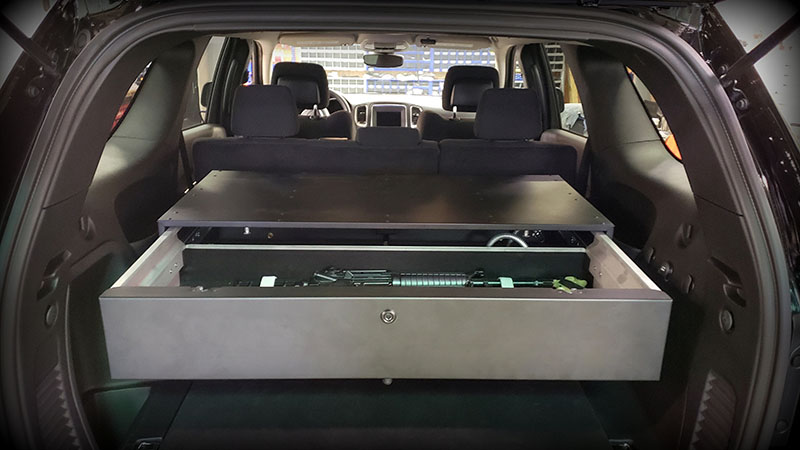 Estes AWS SUV Locker, 2.0 – Dodge Durango SUV, Weapons Locker,Locker, Ford, Chevy, Durango, Dodge