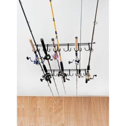 Rack'em 7009 Overhead Indoor/Outdoor 12 Rod Rack 