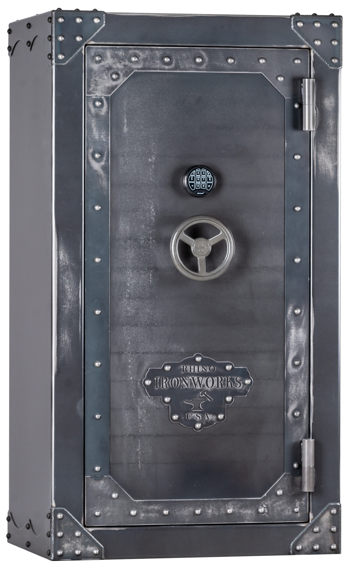 Rhino Ironworks AIX6636| 66"H x 36"W x 27"D | 33 Long Gun Safe | 130 Min 