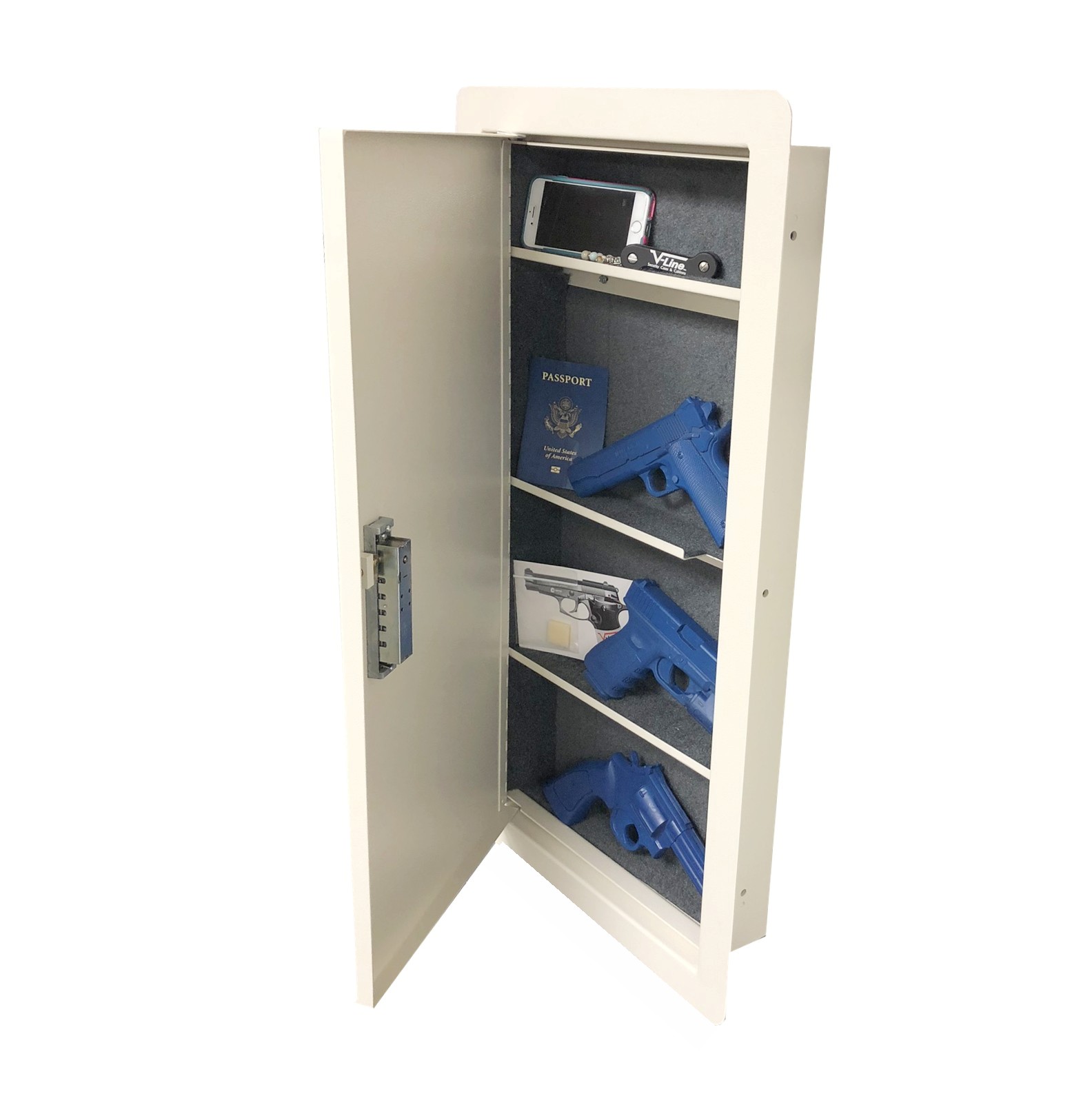 V-Line Quick Vault XL – In Wall Handgun Safe 