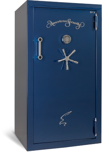  American Security Bfx7250 Gun Safe New For 2020 U L Listed Level 1 Burglary Safe Bfx Saphire Blue