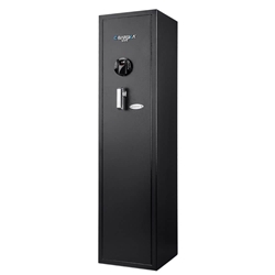 Barska AX12752 Large Quick Access Biometric Rifle Safe - 5 Gun Safe 