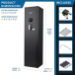 Barska AX12752 Large Quick Access Biometric Rifle Safe - 5 Gun Safe - AX12752