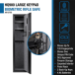 Barska AX12752 Large Quick Access Biometric Rifle Safe - 5 Gun Safe - AX12752