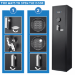 Barska AX13100 Standard 4.33 Cubic Feet Keypad Rifle Safe - 4 Gun Safe - AX13100