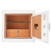Barska AX13104 White Jewelry Safe - Tan Interior - AX13104