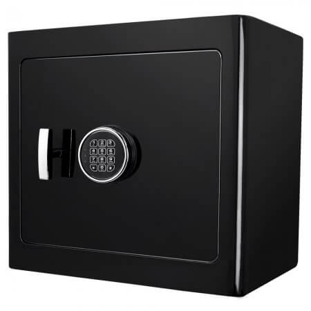 Barska AX13106 Black Jewelry Safe - Black Interior 