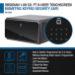 Barska Obsidian 1.09 Cu. ft 9-User Touchscreen Biometric Keypad Security Safe - AX13934
