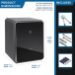 Barska Obsidian 1.15 Cu. ft 9-User Touchscreen Biometric Keypad Security Safe - AX13936