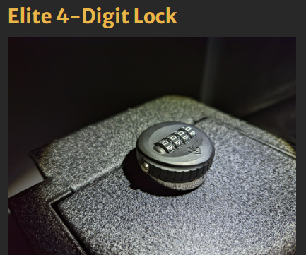 Elite 4 Digit Lock