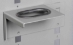 Datum Storage Argos RSL-PL - Movable Low Profile Pistol Bracket for Recessed Storage Locker - RSL-PL