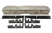 Du-Ha Under seat Storage-Gun Case, 07-13 Chevrolet/GMC Silverado/Sierra Light Duty Crew Cab and 07-14 Silverado/Sierra Heavy Duty Crew Cab - DUHA-1004
