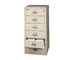 Fire King Card-Check-Note File Cabinet 6 Drawers - 6-2552-C