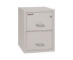 Fire King Classic Vertical File Cabinet - 2 Drawer - Legal - 25" Depth  - 2-2125-C