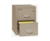 Fire King Classic Vertical File Cabinet - 2 Drawer - Legal - 25" Depth  - 2-2125-C