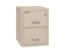Fire King Classic Vertical File Cabinet - 2 Drawer - Letter - 25" Depth  - 2-1825-C