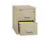 Fire King Classic Vertical File Cabinet - 2 Drawer - Letter - 31" Depth - 2-1831-C