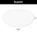 Gun Storage Solutions - Gun Display Plastic Price Tag Cards (50-Pack) - OVLCRD-PLA