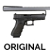 Gun Storage Solutions Original Handgun Hanger HH4  - 4 Pack