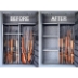 Gun Storage Solutions Gss Small Rifle Rod Kit 5 Blk Rifle Rods .22 Cal 19"x15"