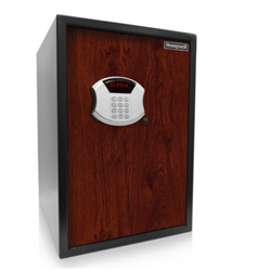 Honeywell 5107SA Digital Security Safe With Depository Slot And Faux Wood Door Panel 