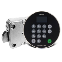 LaGard 702 Display Swingbolt Lock Package: Satin Chrome 