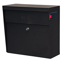 MailBoss 7164 Metro Wall Mount Locking Mailbox - Bronze 