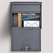 MailBoss 7171 Townhouse Wall Mount Locking Mailbox - Granite - GS7171