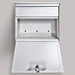 MailBoss 7179Townhouse Wall Mount Locking Mailbox - White - GS7179