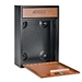 MailBoss 7427 Locking Security Drop Box Wood Grain - 7427 