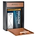 MailBoss 7427 Locking Security Drop Box Wood Grain - 7427 