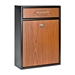 MailBoss 7427 Locking Security Drop Box Wood Grain - 7427 