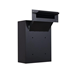 Protex WDC-160-Black Wall-Mount Locking Drop Box with Chute - WDC-160-Black