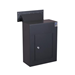 Protex WDC-160-Black Wall-Mount Locking Drop Box with Chute - WDC-160-Black