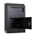 Protex WDS-150 Black Wall-Mount Locking Payment Drop Box - WDS-150 Black