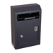 Protex WDS-150 Black Wall-Mount Locking Payment Drop Box - WDS-150 Black