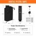 RPNB RP311E Desk Mounted Handgun Safe with Digital Keypad - RP311E