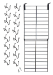 Rack'em 6033 The Maximizer Full Door 16 Pistol Rack - 6033