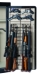 Rack'em 6037 Full Door Pistol and Rifle Maximizer - 6 Rifles/10 Pistols - 6037
