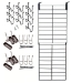 Rack'em 6037 Full Door Pistol and Rifle Maximizer - 6 Rifles/10 Pistols - 6037