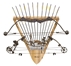 Rush Creek 2-Bow, 12-Arrow Wall Rack