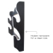 Rush Creek 2 TIER SWORD WALL RACK - 80-0002
