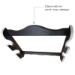 Rush Creek 2 TIER SWORD WALL RACK - 80-0002