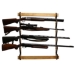 Rush Creek AMERICAN CHERRY 5 GUN WALL RACK  - 38-4044