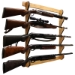 Rush Creek AMERICAN CHERRY 5 GUN WALL RACK  - 38-4044