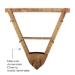 Rush Creek AMERICAN CHERRY CROSSBOW &amp; COMPOUND BOW 12-ARROW WALL STORAGE RACK  - 38-4049