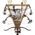 Rush Creek AMERICAN CHERRY CROSSBOW &amp; COMPOUND BOW 12-ARROW WALL STORAGE RACK