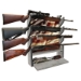 Rush Creek AMERICANA 4 GUN WALL RACK WITH STORAGE - 38-4047