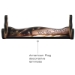 Rush Creek AMERICANA SINGLE RIFLE/SHOTGUN WALL STORAGE DISPLAY RACK - 38-4060