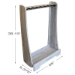 Rush Creek BARN WOOD 8-GUN FLOOR RACK - 38-4058